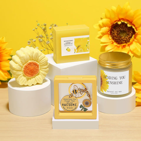 Wasocol scented candle fills the room with floral aroma for calm moments