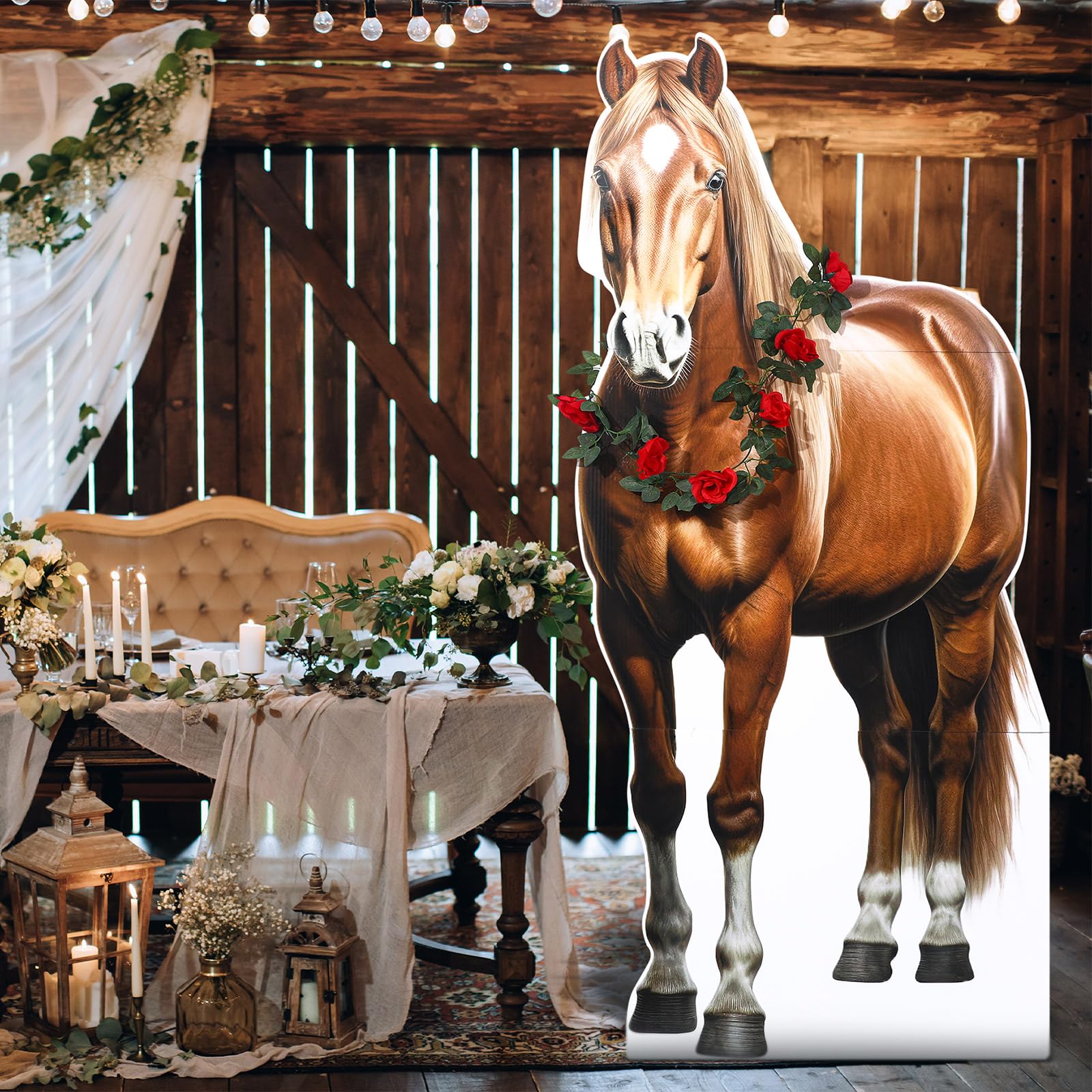 Watersay Derby party decoration in action adds playful ambiance