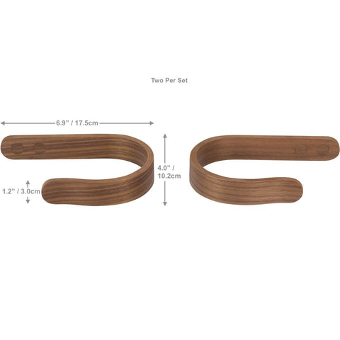 Waveply edge staining detail demonstrates matched walnut veneer edges