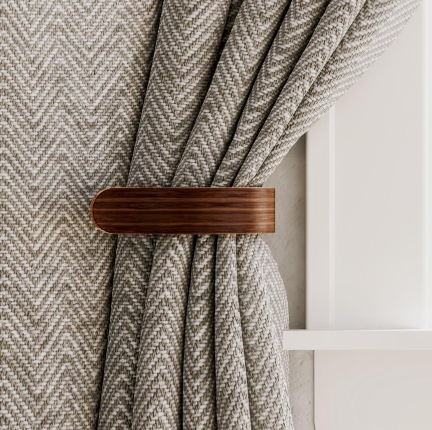 Waveply walnut veneer closeup reveals durable clear lacquer finish