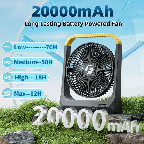 Wavmill 20800mAh battery capacity for extended cooling on the go.