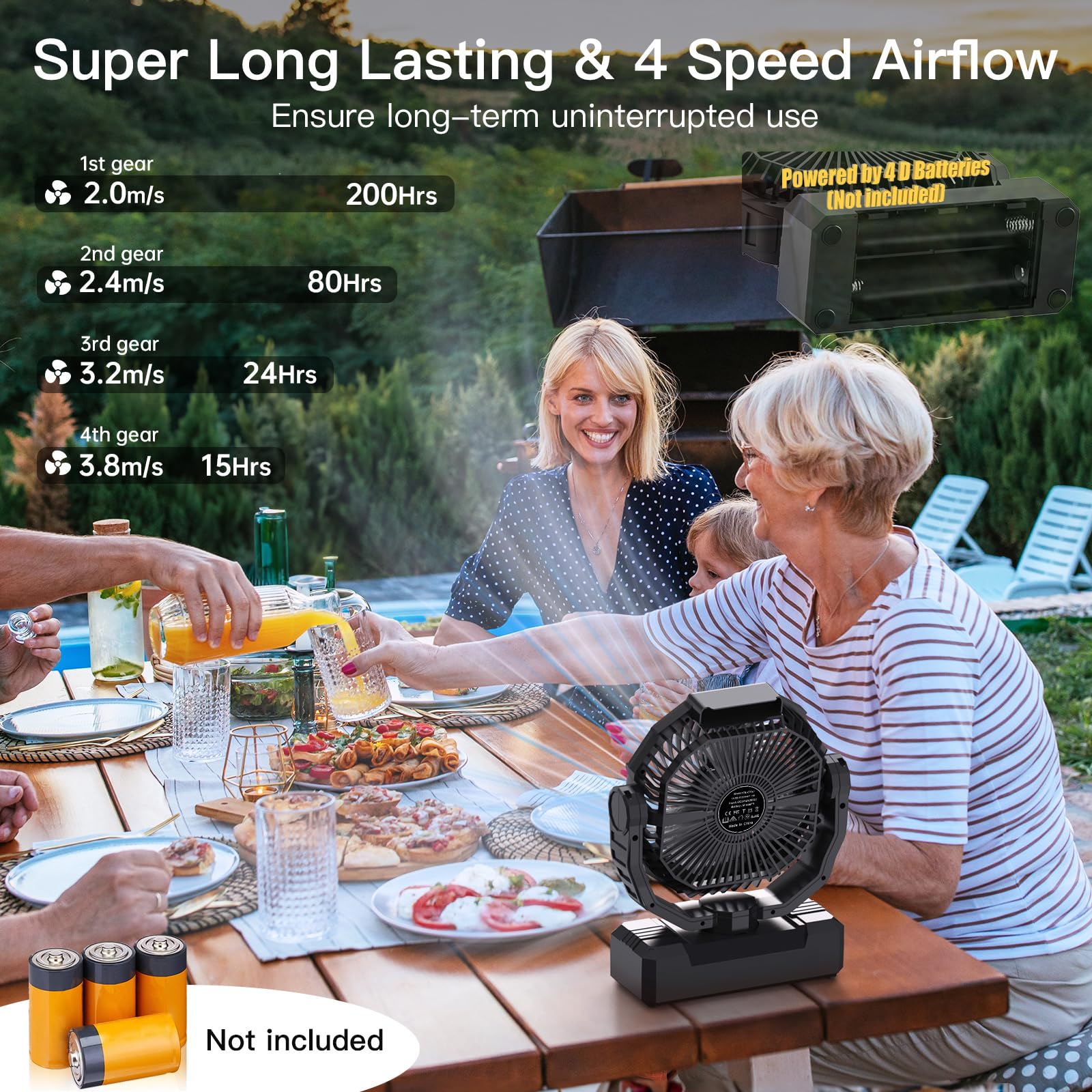 Wavmill fan with ultra-thin blades for strong airflow and low noise.