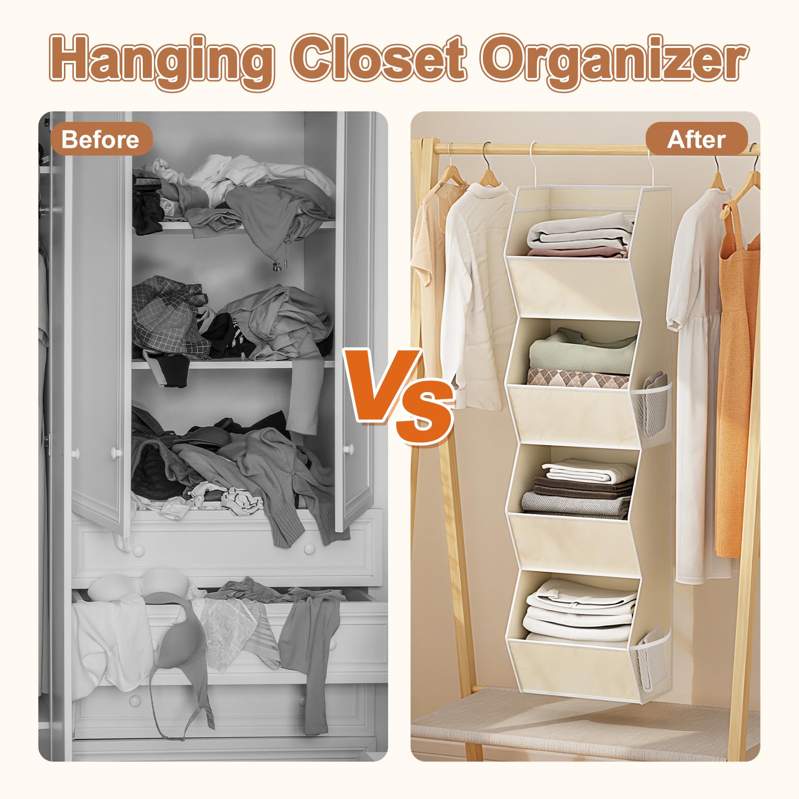 Wawocs reinforced bottom offers sturdy shelf support for heavier items.