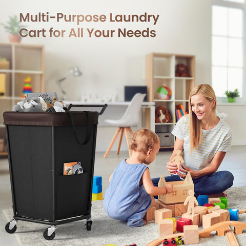Wawocs removable laundry bag for grab-and-go laundry transfers.