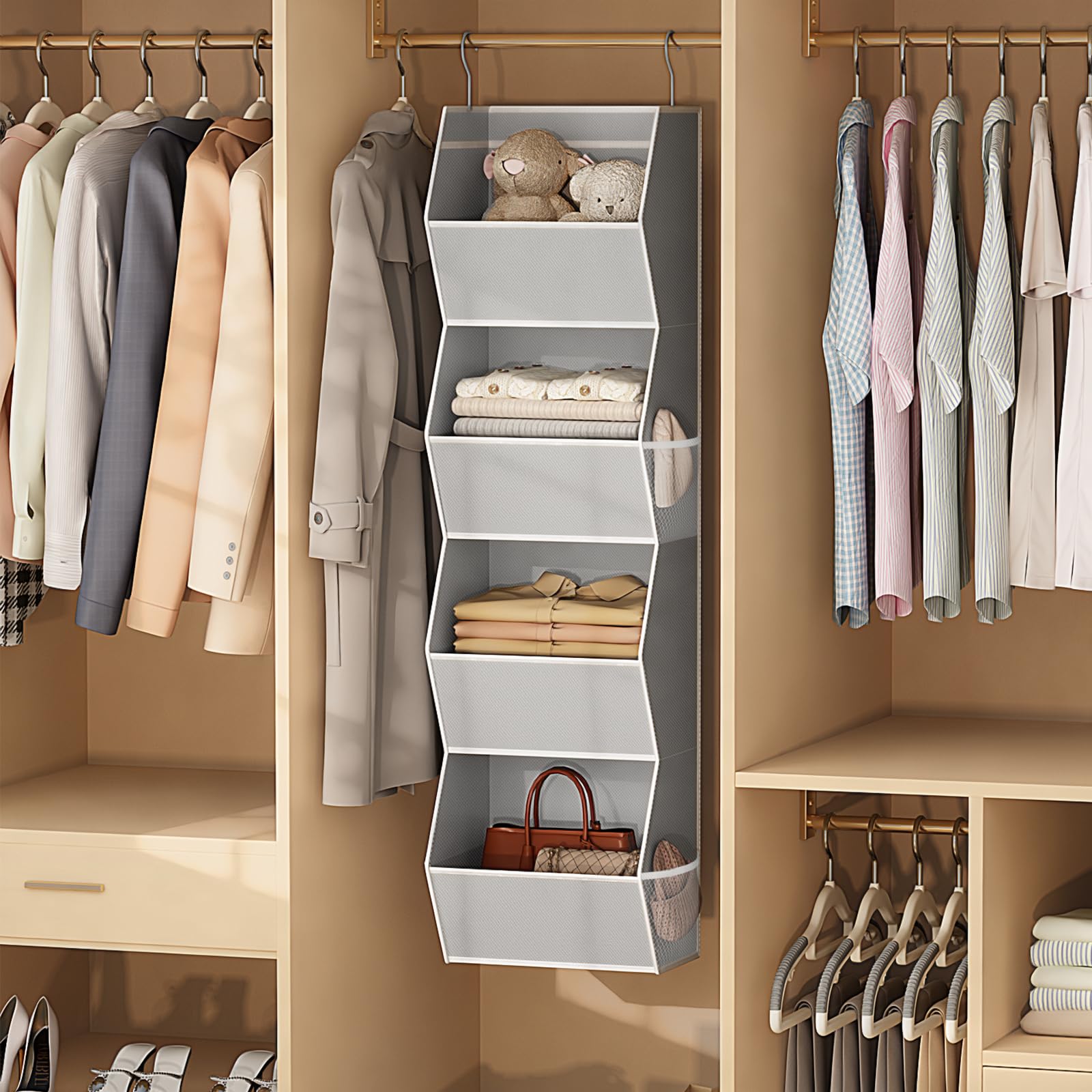 Wawocs versatile storage holds clothes, shoes, hats, and toys neatly.