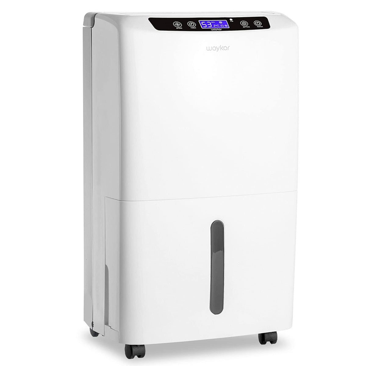 Waykar 34-pint dehumidifier for large spaces up to 2,000 sq ft.