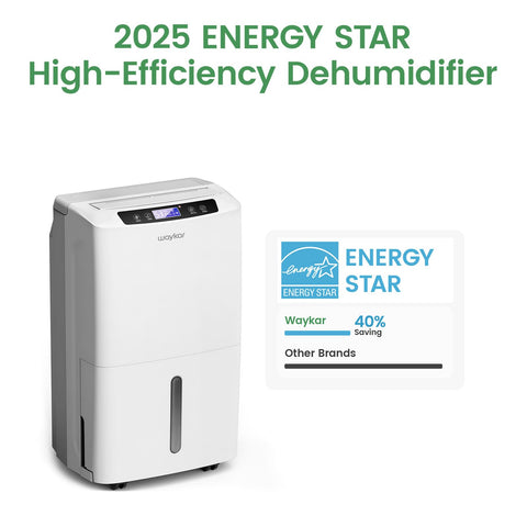Waykar smart-humidity-control maintains your chosen humidity level for comfort.