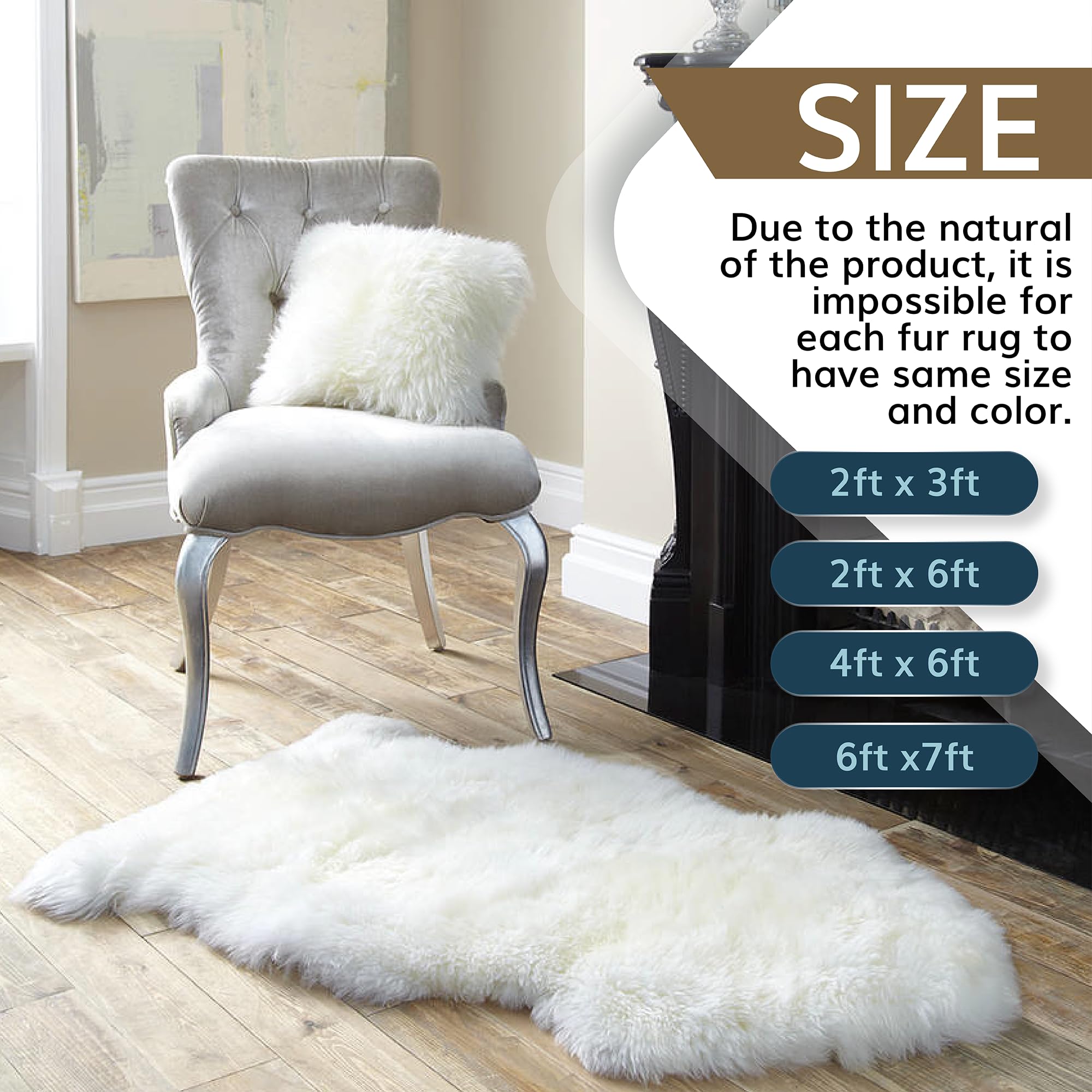 WaySoft ivory rug beside bed supports soft steps and warmth.