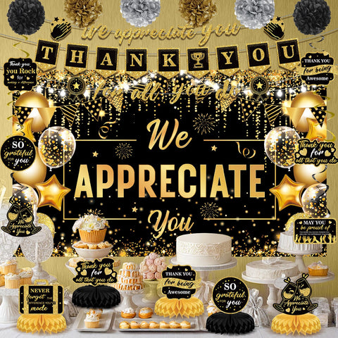 Wayyogh Thank You For All You Do pennants add personal flair to celebrations.