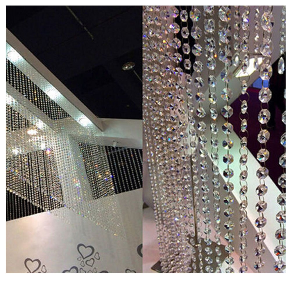 WAZHRMGHG wedding decor bead chain offers easy length customization.