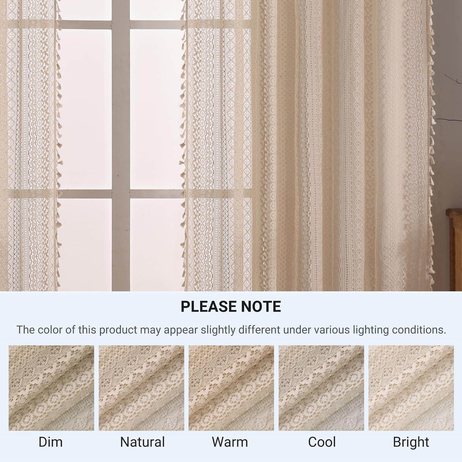 WAZZIO beige vintage styling complements farmhouse coastal or modern interiors