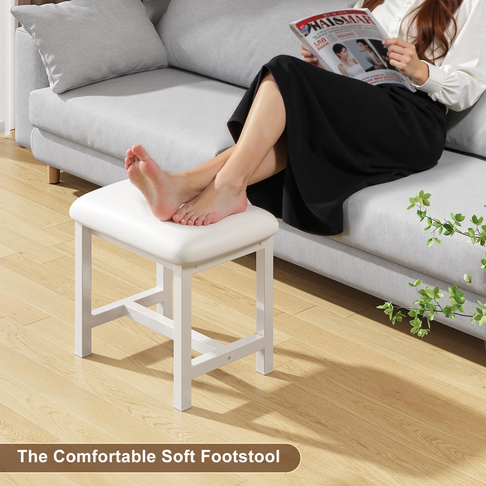WBKATN durable metal frame provides sturdy support for daily use.