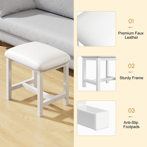 WBKATN easy-assembly legs with included tools simplify setup.