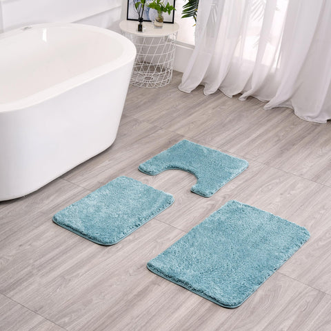 WCBSTT ultra-soft fluffy microfiber rug texture for plush feel