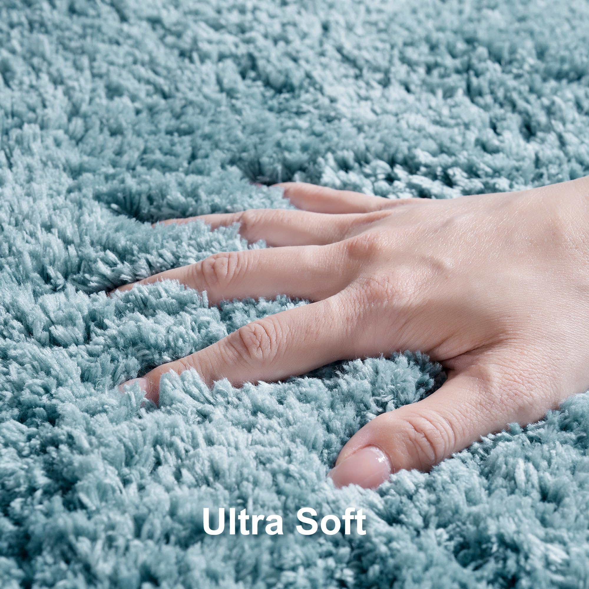WCBSTT lake blue U-shape rug 20x20 around the toilet