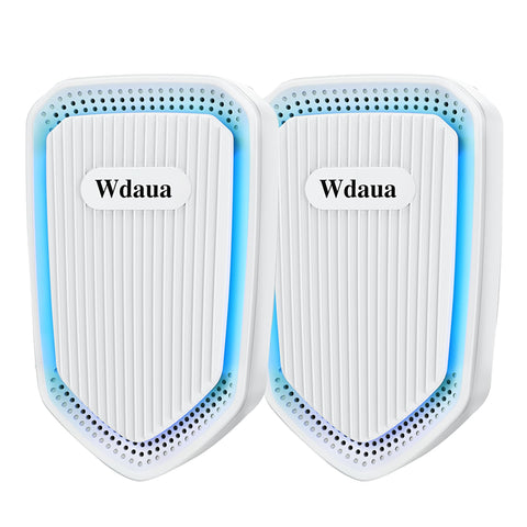 Wdaua air ionizers front view shows compact plug-in design for small spaces.