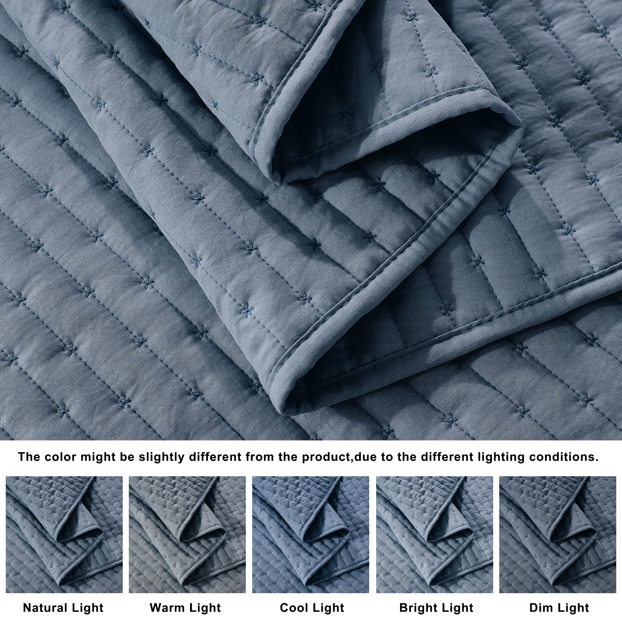 WDCOZY machine-washable quilt resists shrinking and fading.