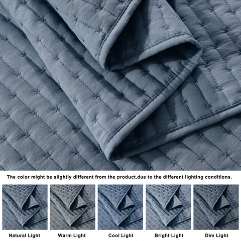 WDCOZY machine-washable quilt resists shrinking and fading.