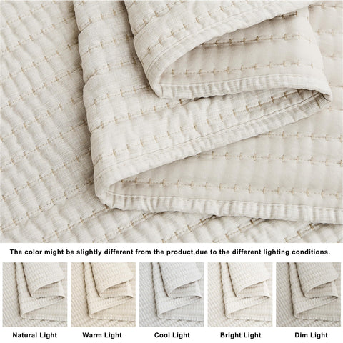 WDCOZY neutral thin comforter ideal for year-round layering