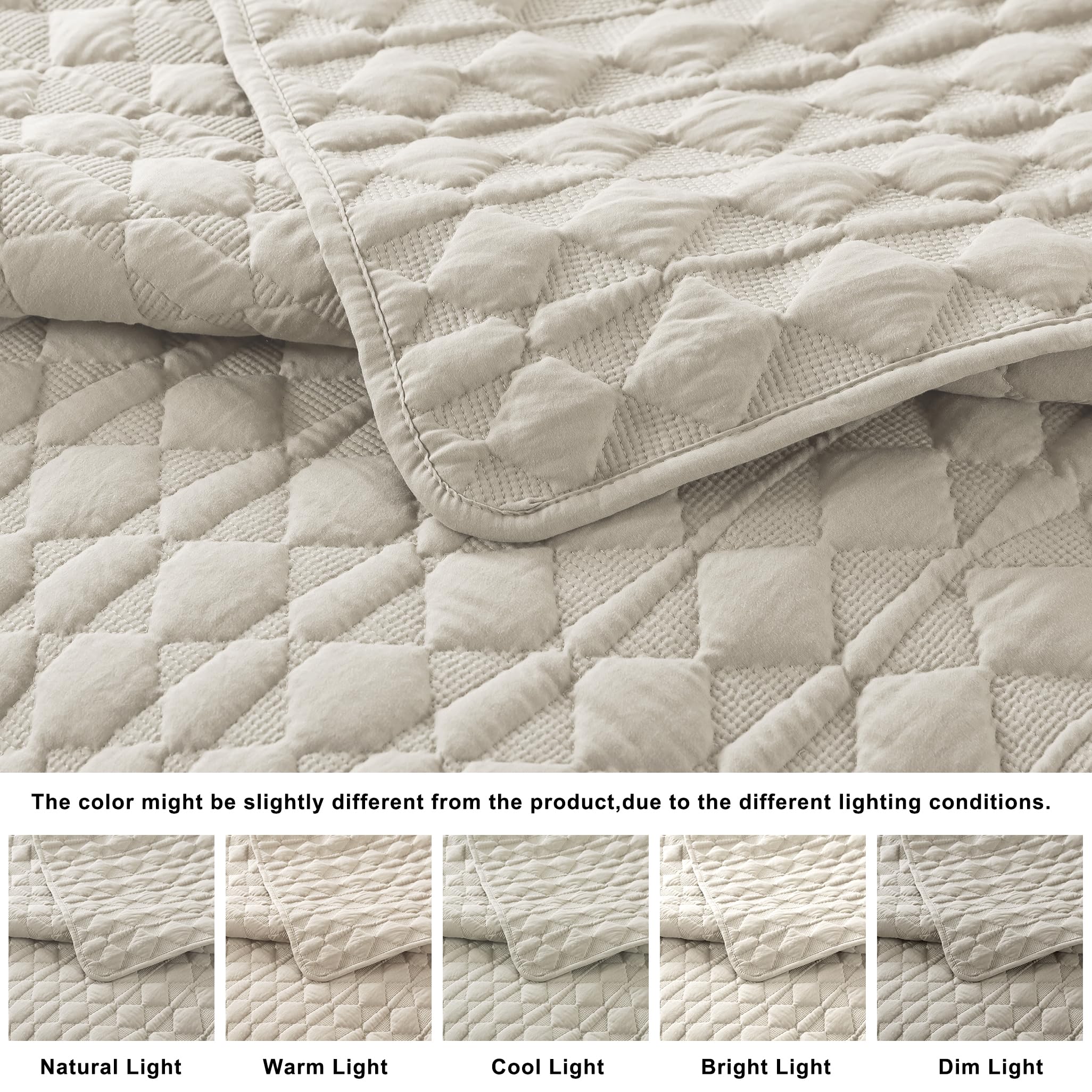 Close-up of OEKO-TEX certified fabric on the WDCOZY quilt.