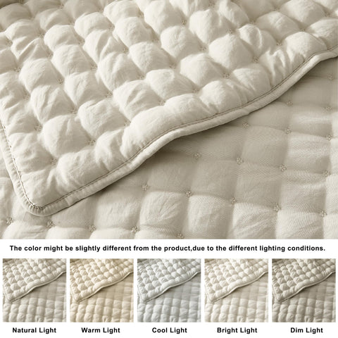 WDCOZY pillow sham 20x26 complements the quilt with coordinated styling.