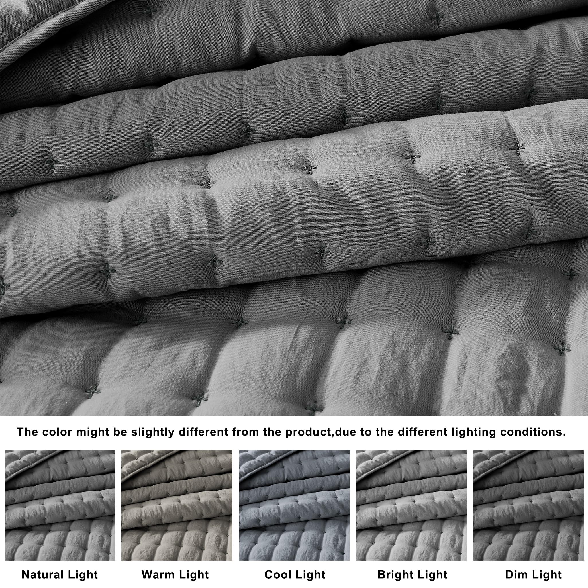 WDCOZY quilt and shams create a coordinated sleep setup.