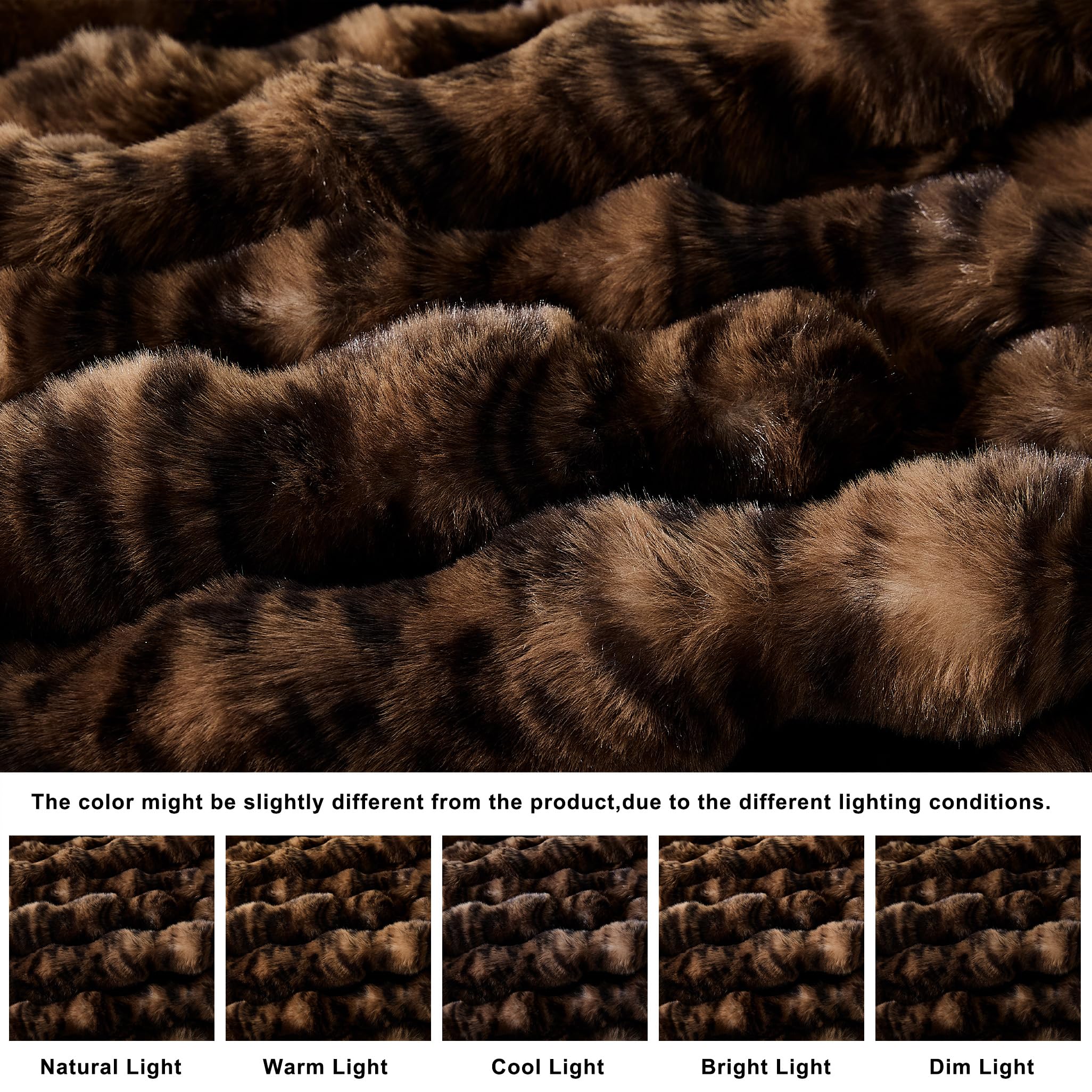 WDCOZY soft faux rabbit fur close-up for skin-friendly luxury