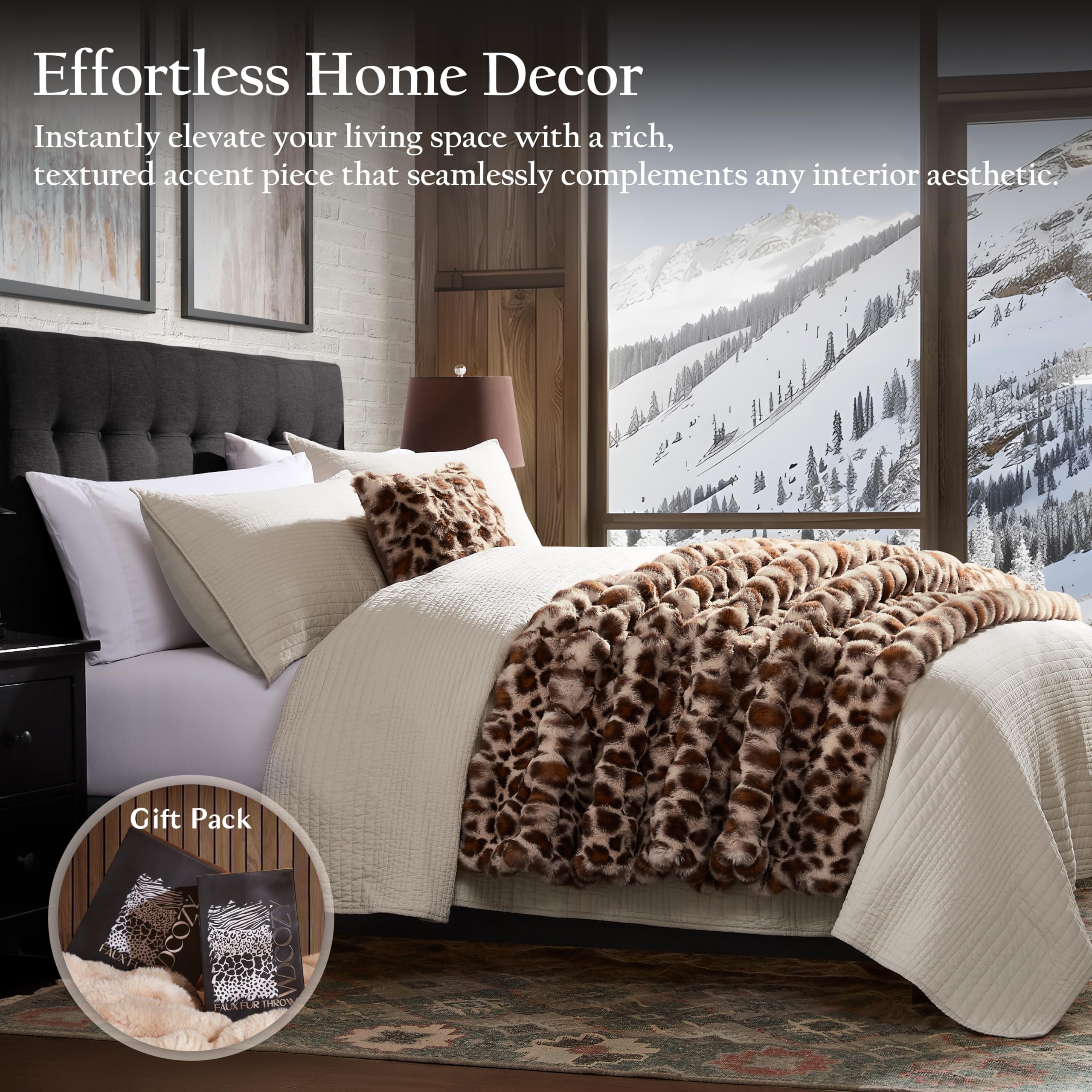 WDCOZY soft microfiber backing helps keep warmth comfortable