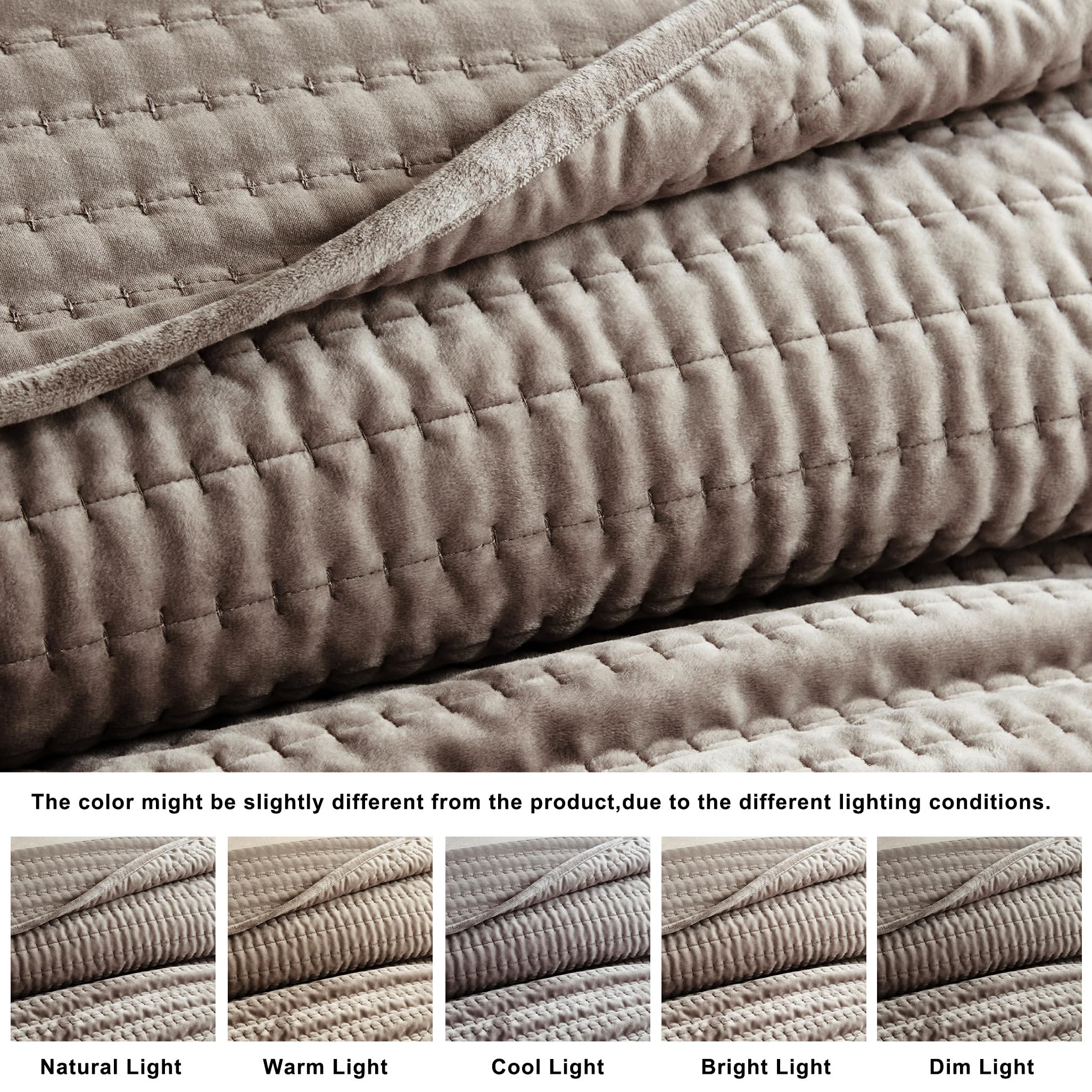 WDCOZY velvet California quilt packaging presents a premium gift-ready look