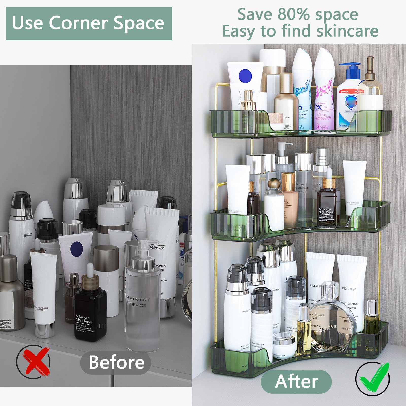 Webetop organizer open U-shape edge provides easy access and safe handling