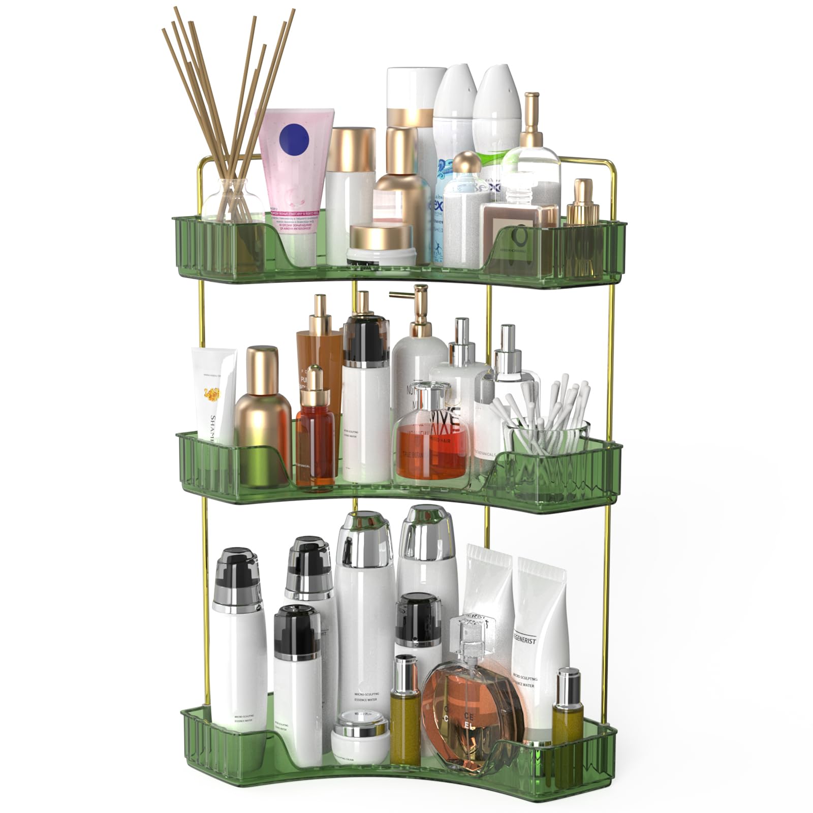 Webetop fits on bedroom dresser for cosmetics and skincare