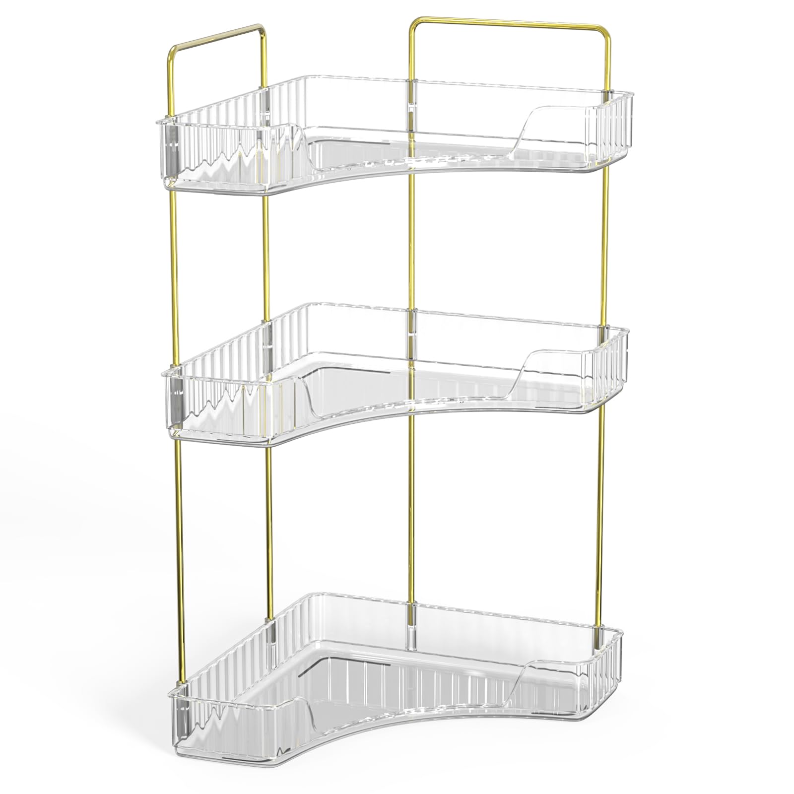 Webetop 3-tier organizer enhances vanity or dresser organization