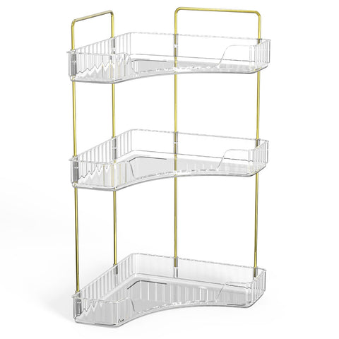 Webetop 3-tier organizer enhances vanity or dresser organization