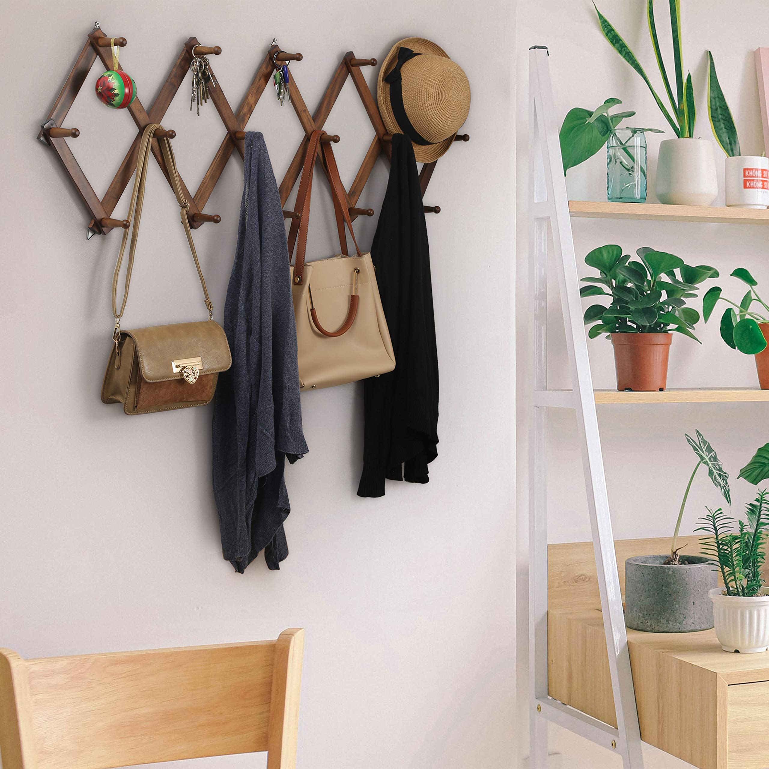 WEBI 16 peg hooks close-up showing ample hanging space