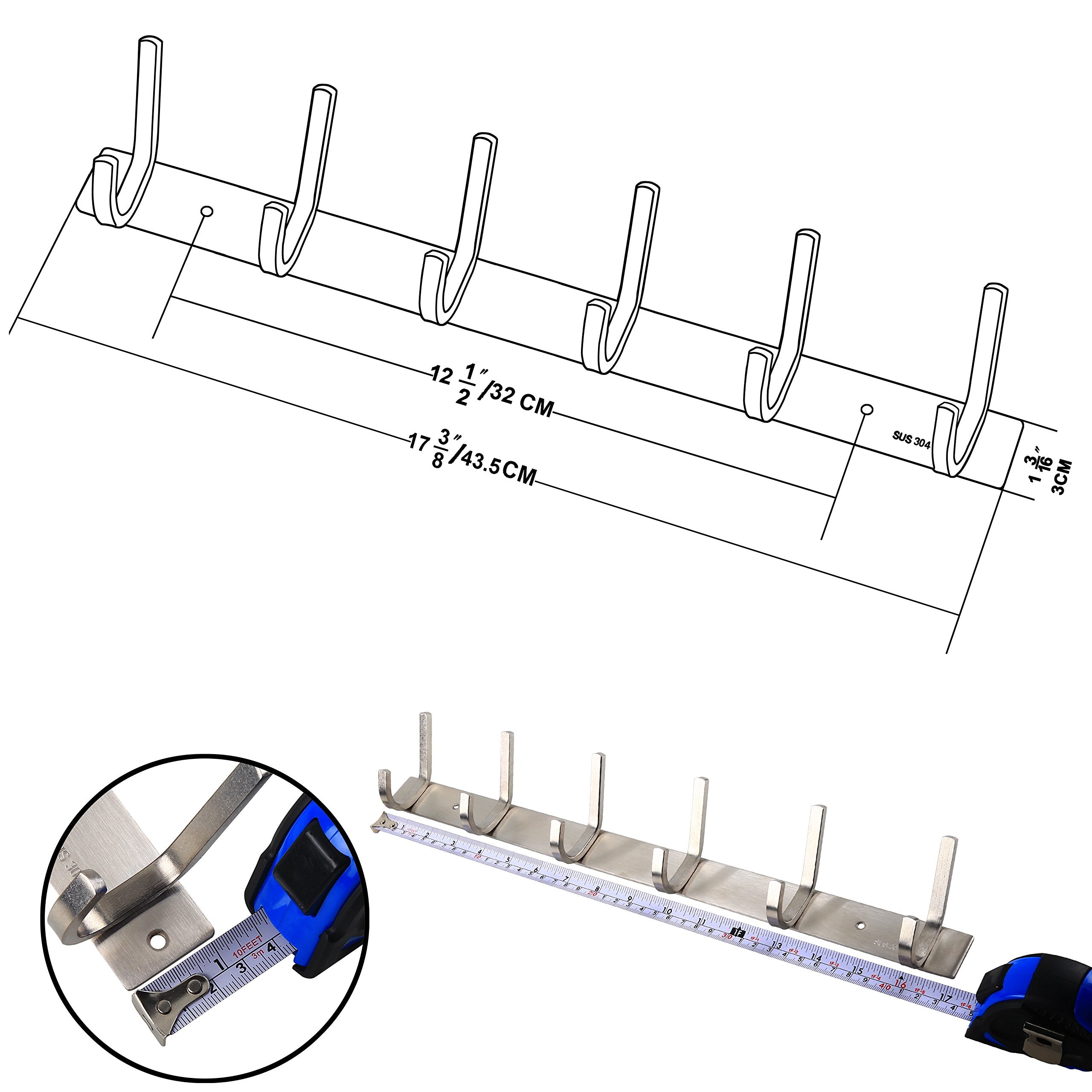 Webi sleek towel and coat rack ready for daily use