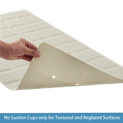 Webos mat features large drain holes for fast drainage.