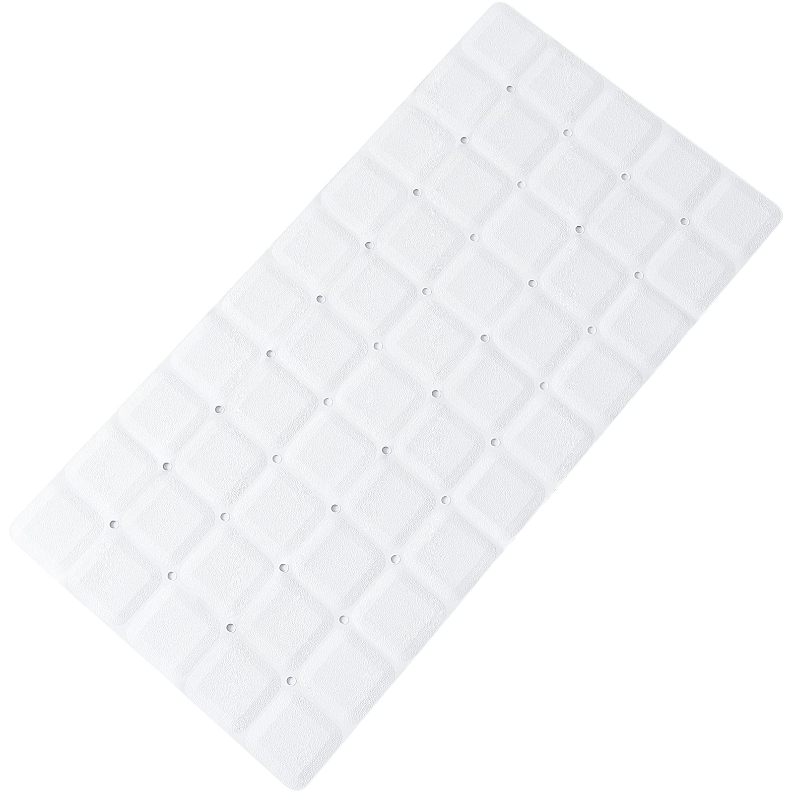 Webos jumbo foldable bathtub mat covers large tub for safer baths