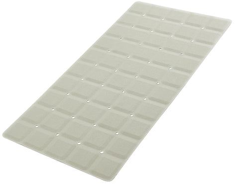 Webos jumbo tub mat provides extensive coverage for large tubs.