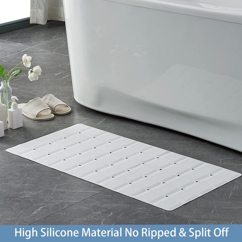Webos machine washable bathtub mat for easy cleaning between uses