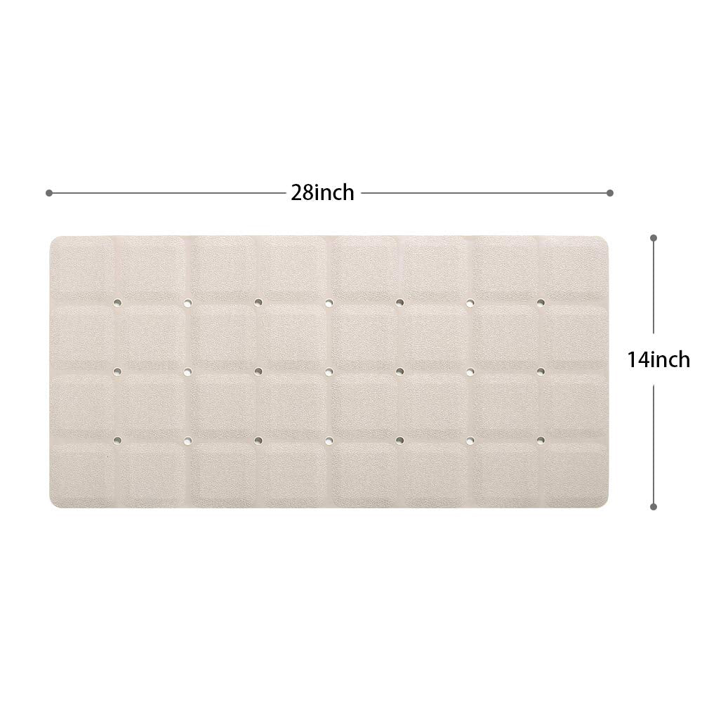 Webos textured honeycomb anti-slip surface shows secure grip on tub surfaces.