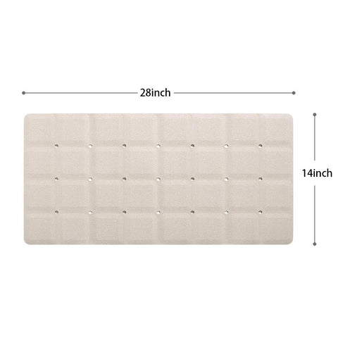 Webos textured honeycomb anti-slip surface shows secure grip on tub surfaces.