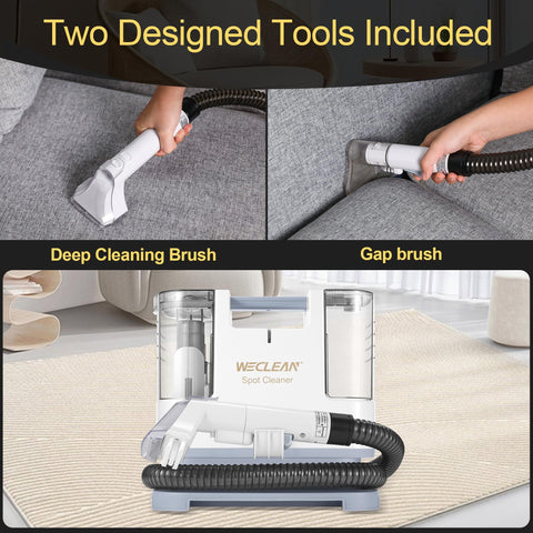 The WECLEAN C1 two-tanks setup showing clean and dirty water separation.