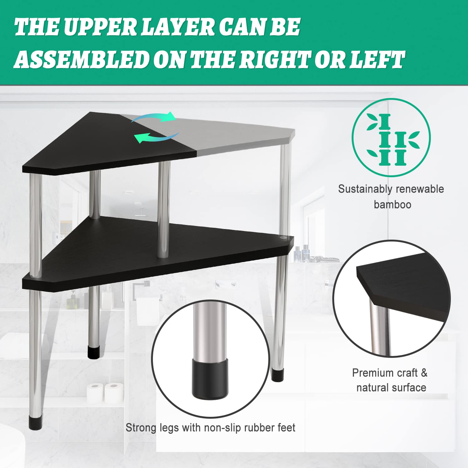 Weenson compact shelf used on coffee area or window sill.