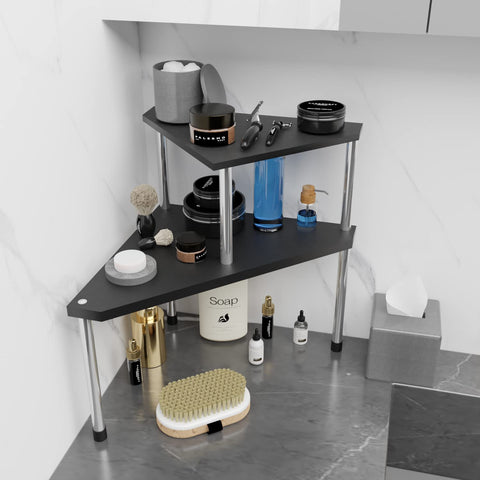 Weenson storage shelves holding spices and cosmetics neatly.