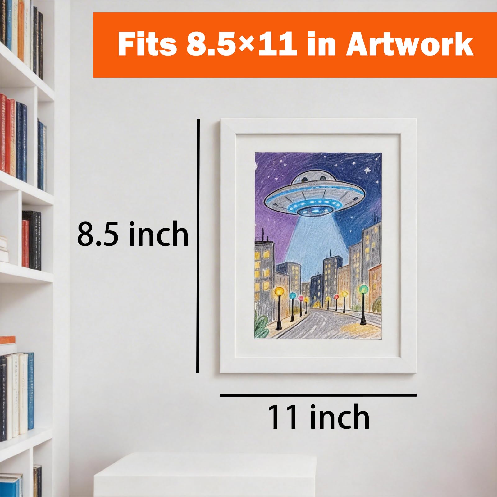 WeePro Kids Art Frames maximize storage while keeping art organized for classrooms and homes.