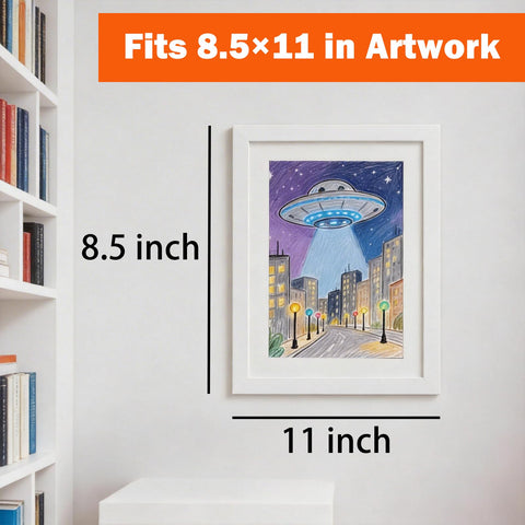 WeePro Kids Art Frames maximize storage while keeping art organized for classrooms and homes.