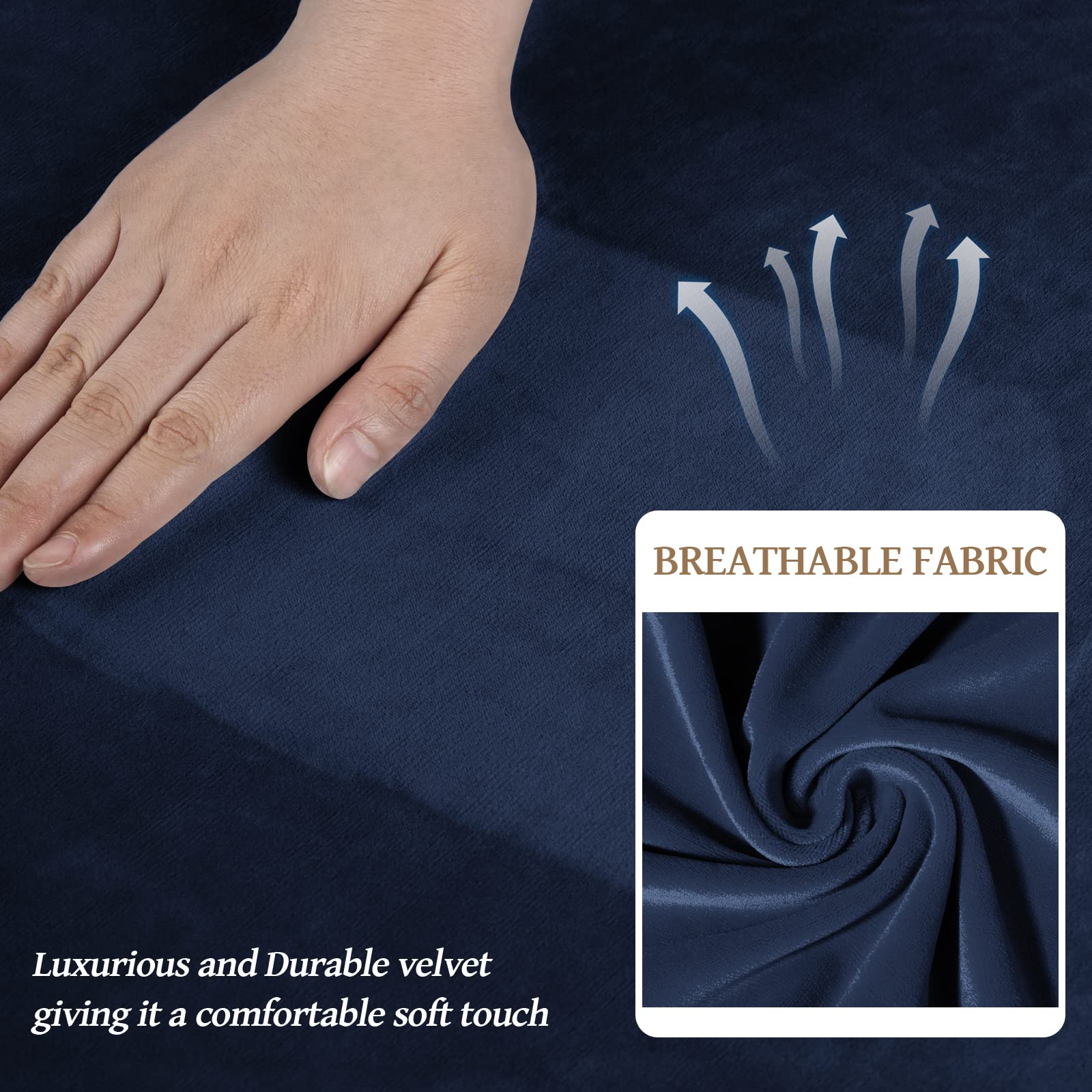 WEERRW washable velvet slipcovers for easy cleaning