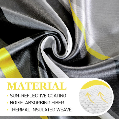Weesire grommet curtains install on standard rods for quick setup