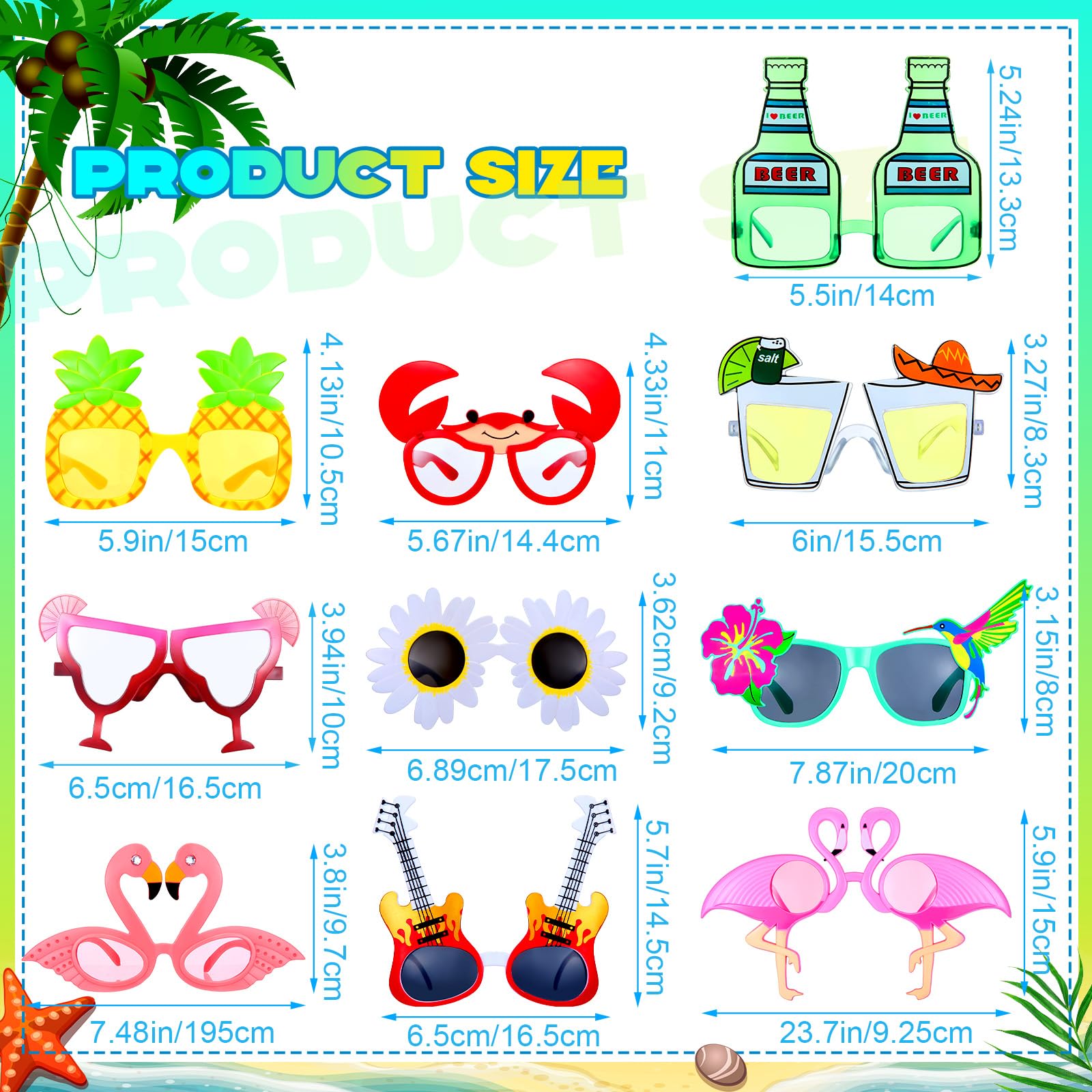 Weewooday beach sunglasses crafted from sturdy plastic with smooth edges for comfortable wear