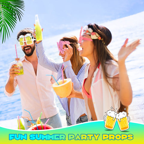 Weewooday party sunglasses set adds personality to photos while remaining lightweight